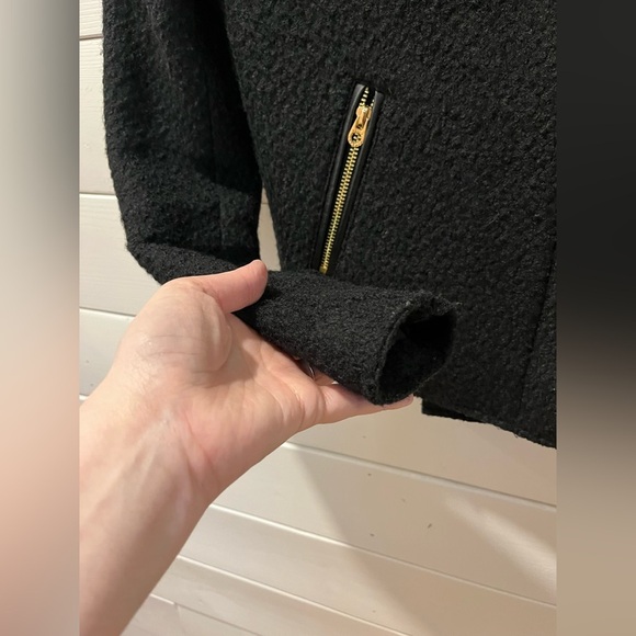 📍🖤 Black wool-blend moto jacket – Juicy Couture – Size S🖤 - Picture 8 of 10
